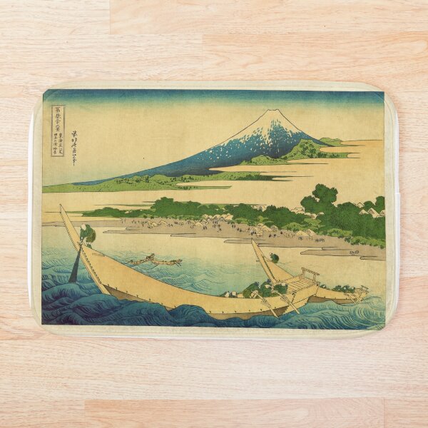 Item preview, Thirty-Six Views of Mt Fuji, Tago Beach, Ejiri Japanese Woodblock 1858 Print designed and sold by HumanlineImages.