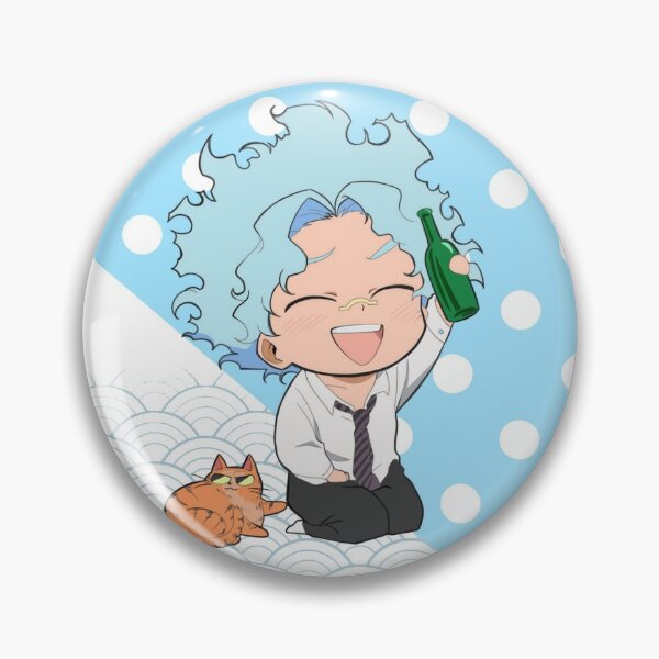 Item preview, Oboro shirakumo badge designed and sold by chubi-lu.