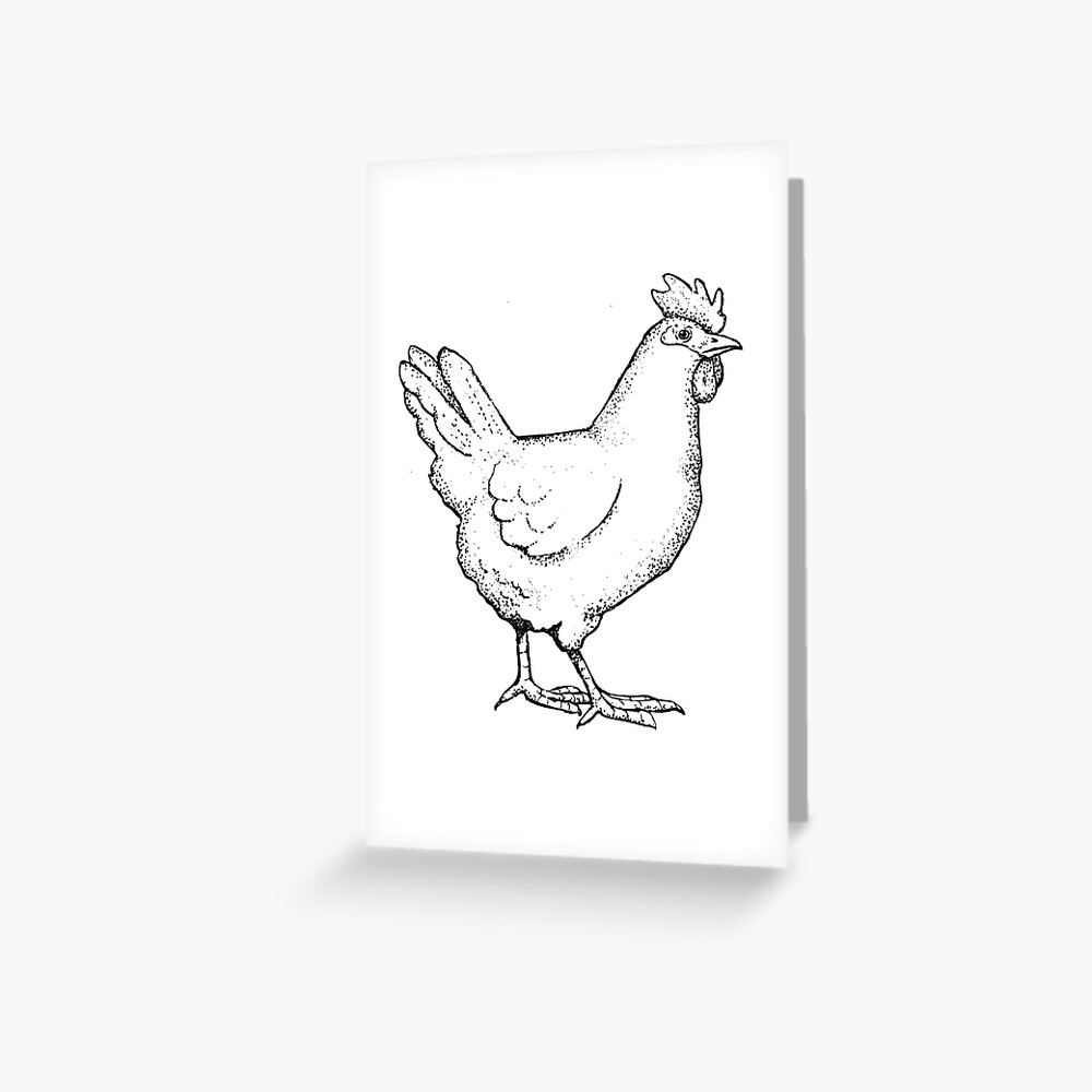 Cartoon Chicken Drawing - How To Draw A Cartoon Chicken Step By Step