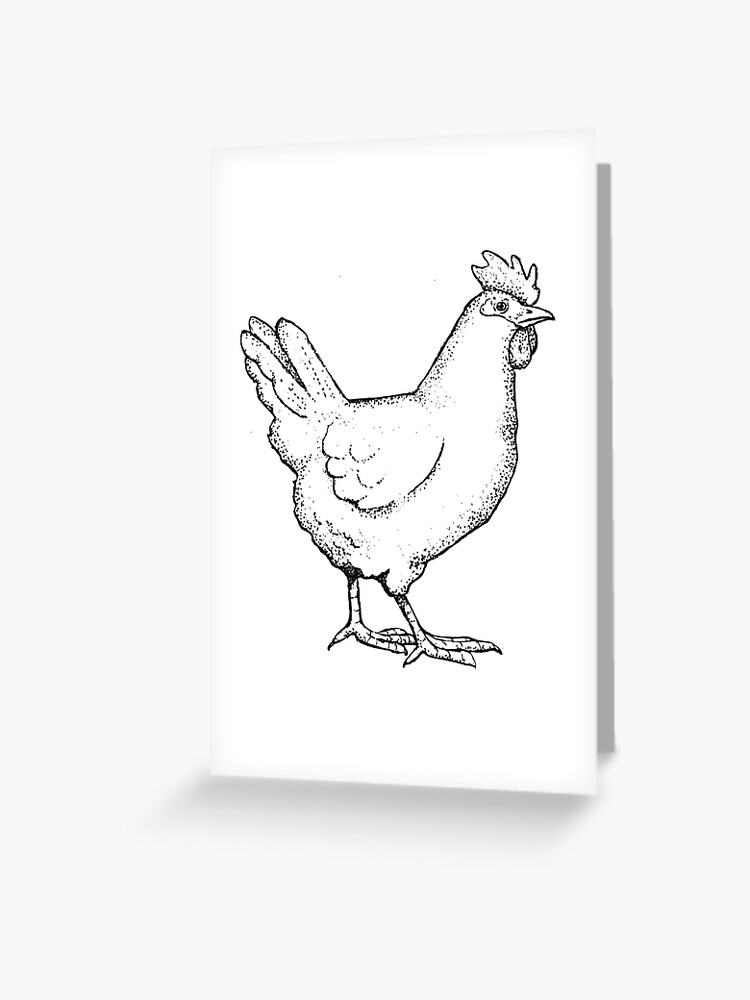 How to Draw a Hen - HelloArtsy