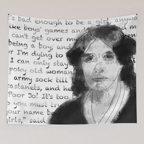 Item preview, Louisa May Alcott Literature Collection designed and sold by gwynethstrope.
