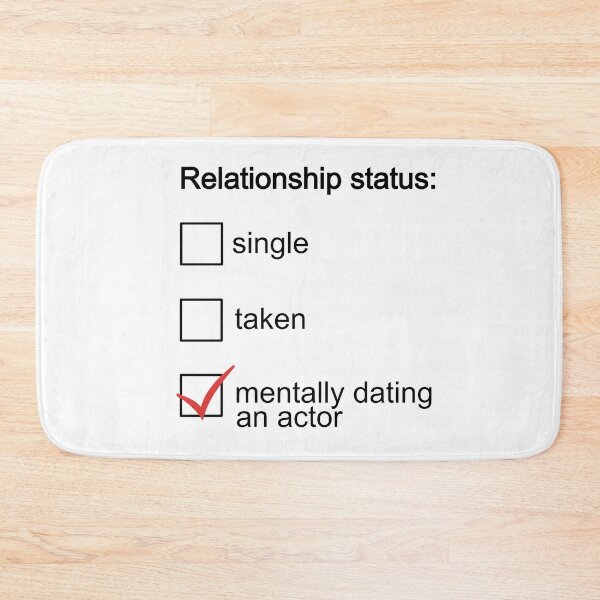 Item preview, Mentally dating an actor designed and sold by FanArtCollages.