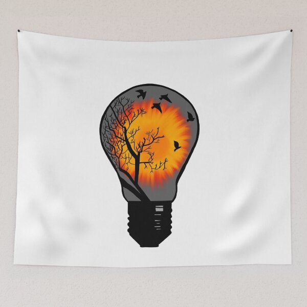 Item preview, Lightbulb sunset designed and sold by Sian Harris.