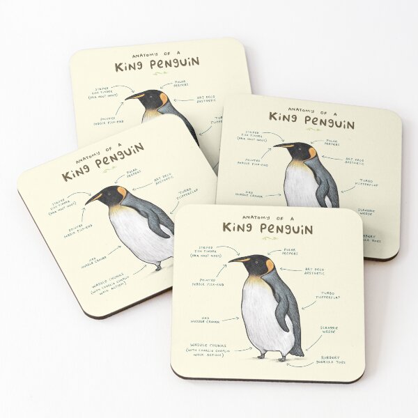 Item preview, Anatomy of a King Penguin designed and sold by SophieCorrigan.