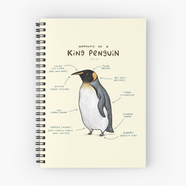 Item preview, Anatomy of a King Penguin designed and sold by SophieCorrigan.