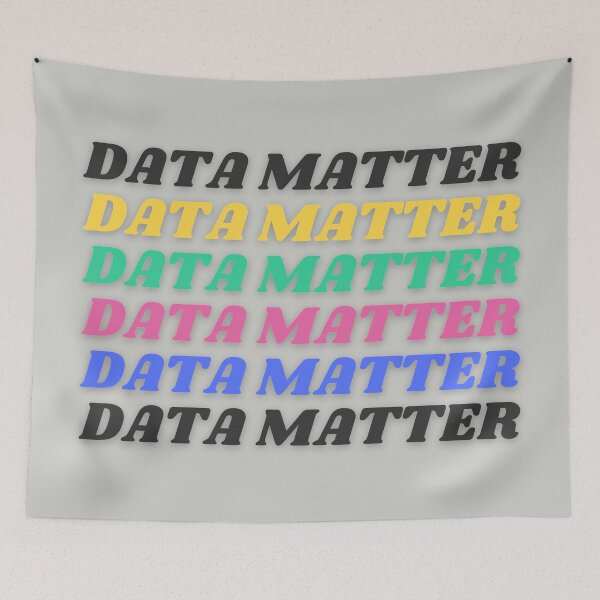 Item preview, Data Matter (Gray Background) designed and sold by Rosinda.