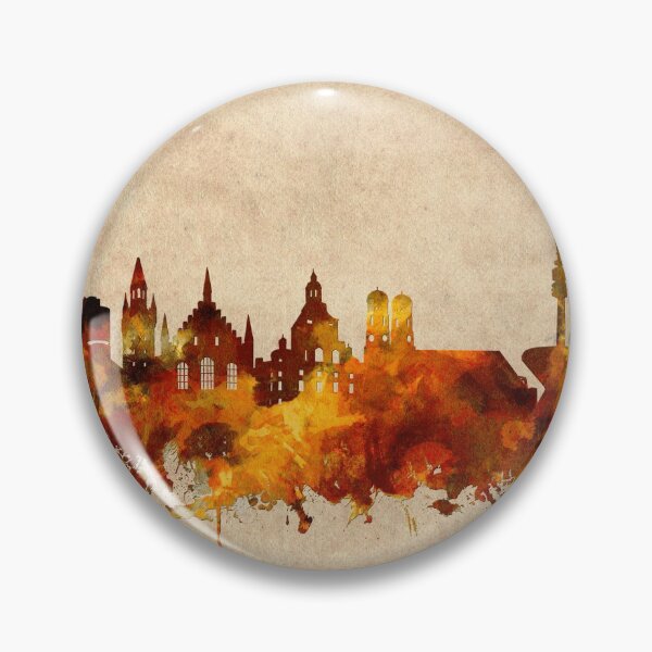 Item preview, munich skyline vintage designed and sold by BekimART2.