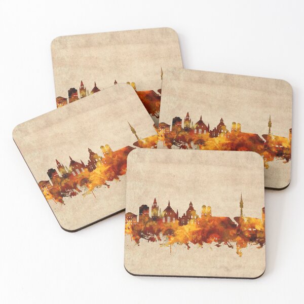 Item preview, munich skyline vintage designed and sold by BekimART2.