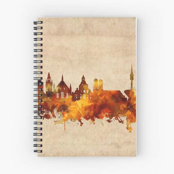 Item preview, munich skyline vintage designed and sold by BekimART2.