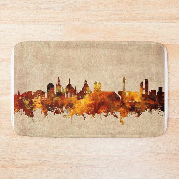 Item preview, munich skyline vintage designed and sold by BekimART2.
