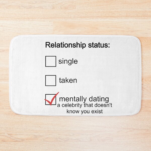 Item preview, Mentally dating a celebrity designed and sold by FanArtCollages.