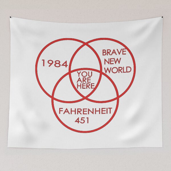 Item preview, 1984 Brave New World Fahrenheit 451 Conspiracy designed and sold by design880.