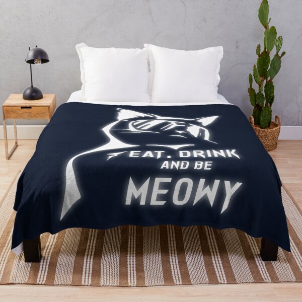 Item preview, Eat Drink And Be Meowy designed and sold by Chaotic Neutral.