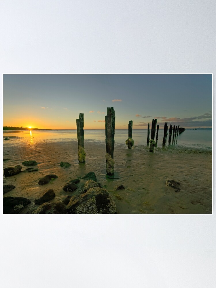 Alternate view of Old Jetty at the Dell Poster