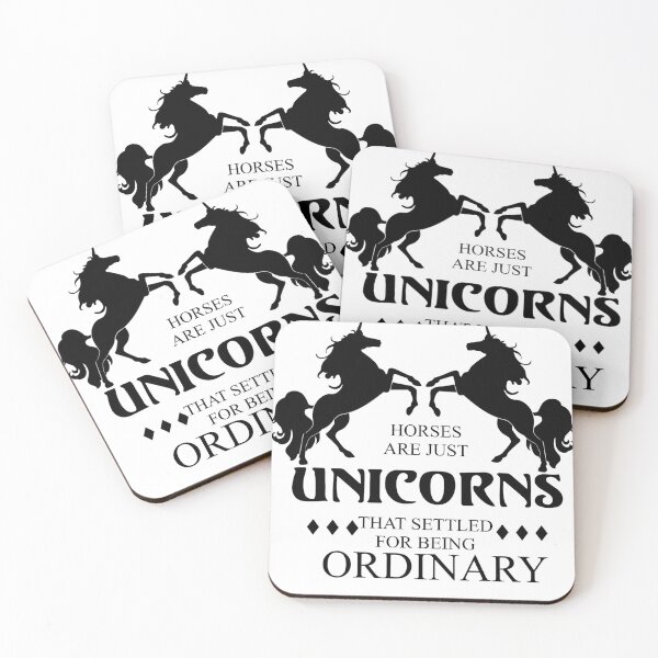 Item preview, Horses are just Unicorns that settled for being Ordinary designed and sold by Kashear.