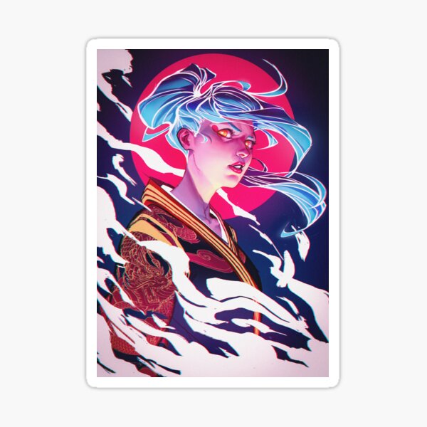 Dragon Kimono V2 Sticker