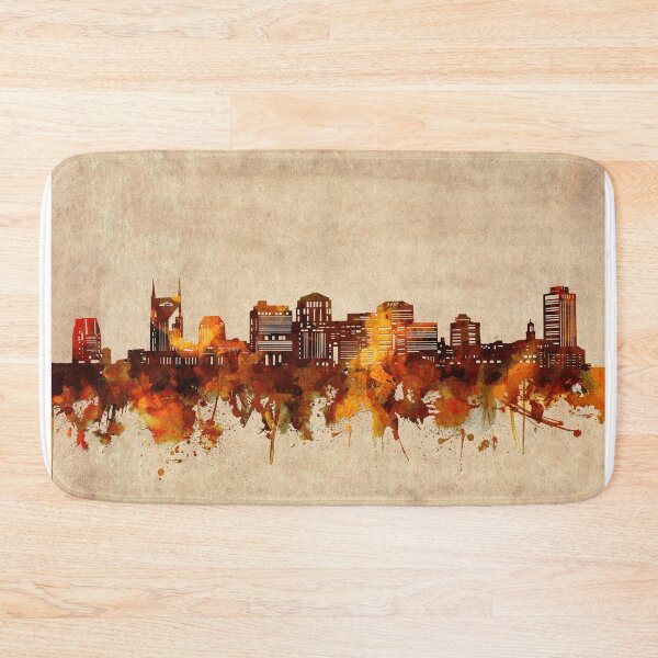 Item preview, nashville skyline vintage designed and sold by BekimART2.