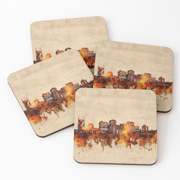 Item preview, nashville skyline vintage designed and sold by BekimART2.