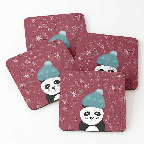Artikelvorschau, Pandas erstes Weihnachten (rot) entworfen und verkauft von artsiejanie.