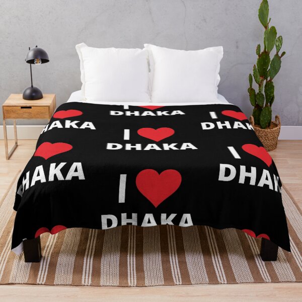 Item preview, I Love Dhaka (dark) designed and sold by mugify.