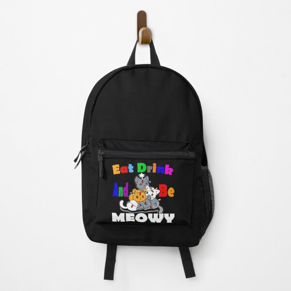 Item preview, Eat Drink And Be Meowy, Cats Love Gifts. designed and sold by HINDAM4U.