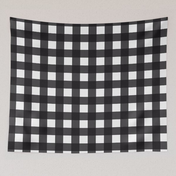 Item preview, Black and White Buffalo Plaids designed and sold by PabloPatterns.