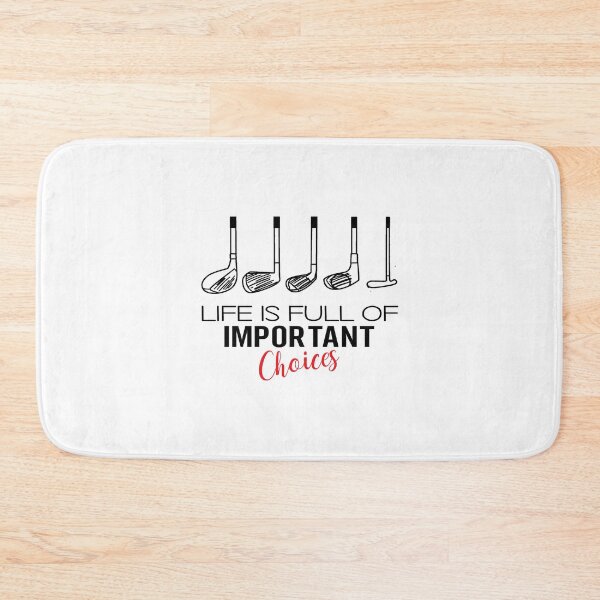 Item preview, Funny Life is Full of Important Choices Golf Lovers Funny Golfing Gift for man and woman designed and sold by clothesy7.