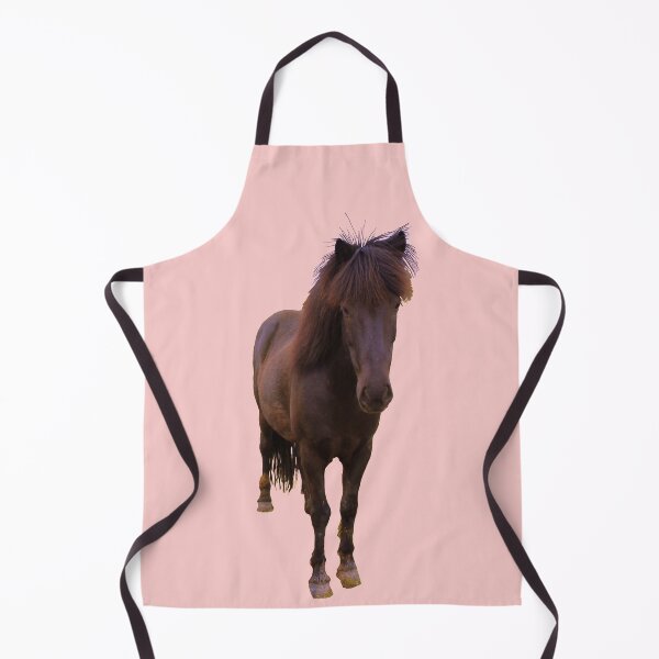 Aperçu de l'œuvre icelandic horse on rose quartz background créée et vendue par AHELENE.