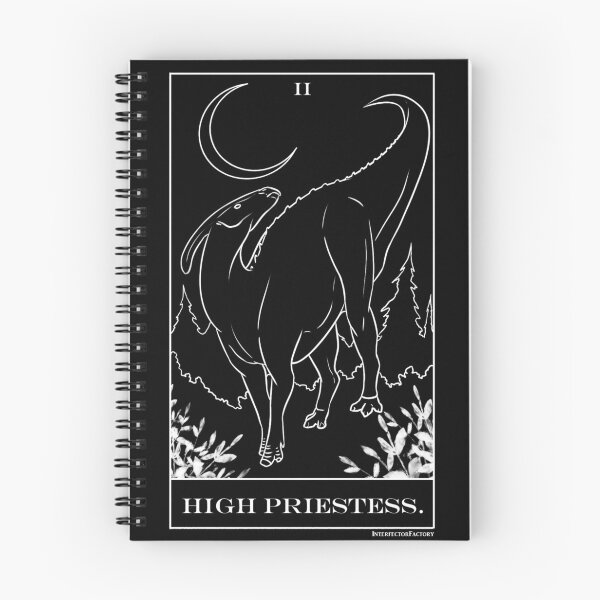 Item preview, High Priestess Dinosaur Parasaurolophus Tarot designed and sold by InterfectorFactory.