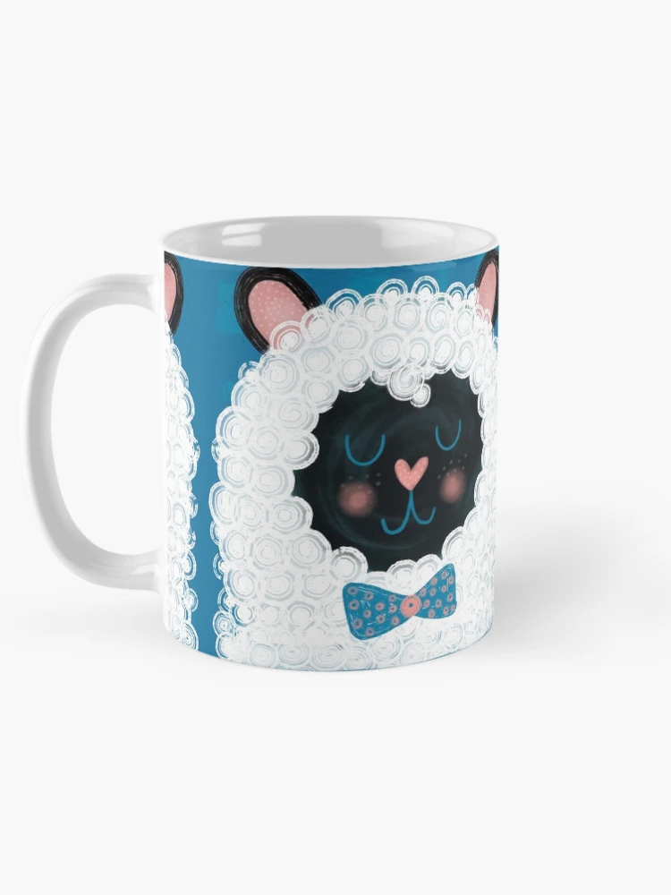 Thumbnail 5 of 6, Coffee Mug, Dapper Spring Sheep designed and sold by RuthMCreative.
