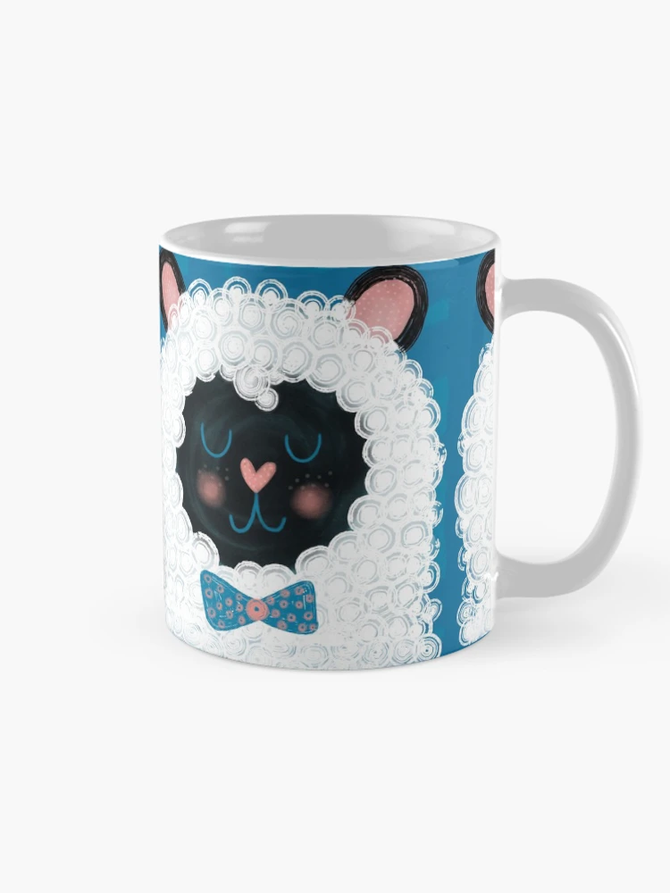 Thumbnail 3 of 6, Coffee Mug, Dapper Spring Sheep designed and sold by RuthMCreative.