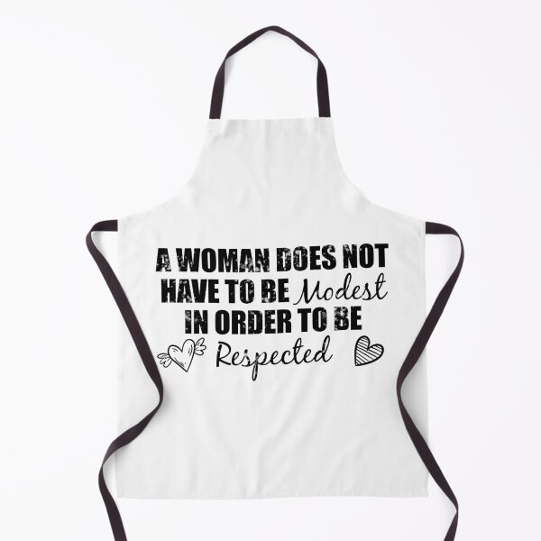 Item preview, a woman does not have to be modest in order to be respected designed and sold by yoshra.