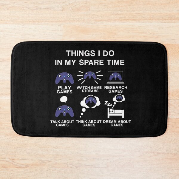 Item preview, THINGS I DO IN MY SPARE TIME FUNNY VIDEO GAMES GIFT FOR GAMERS BOYS AND GIRLS designed and sold by pedrored369.