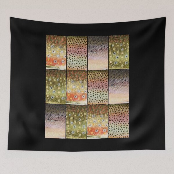 Item preview, Trout Skin Scales for Fishing Lover designed and sold by Jennifer Church.