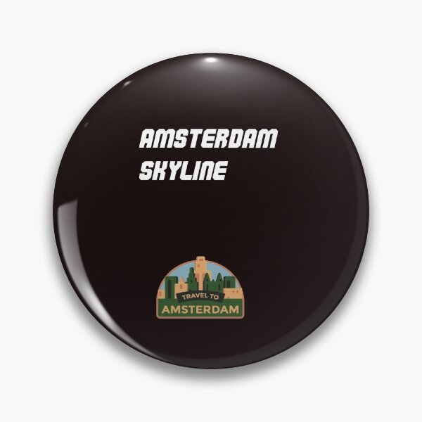 Item preview, Black Amsterdam Skyline designed and sold by DamaliePierre.