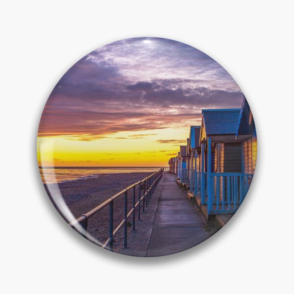 Item preview, Sunrise over Cromer Beach Huts designed and sold by dp-images.