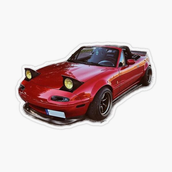 Designer Mazda Miata MX-5 na Red Backpack for Sale by martjfaulkner