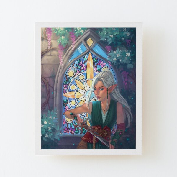Eternal Blooming Wood Mounted Print