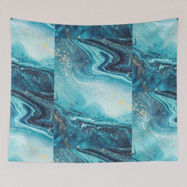 Item preview, Turquoise Marble Aesthetic designed and sold by MloBio.