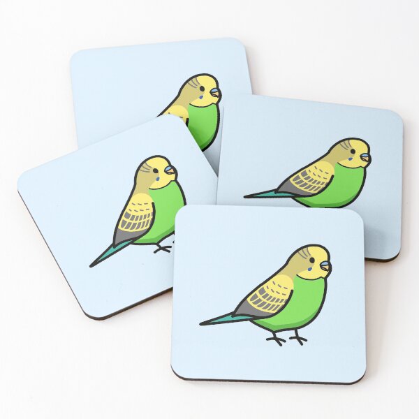 Item preview, Green Budgie designed and sold by littlemandyart.