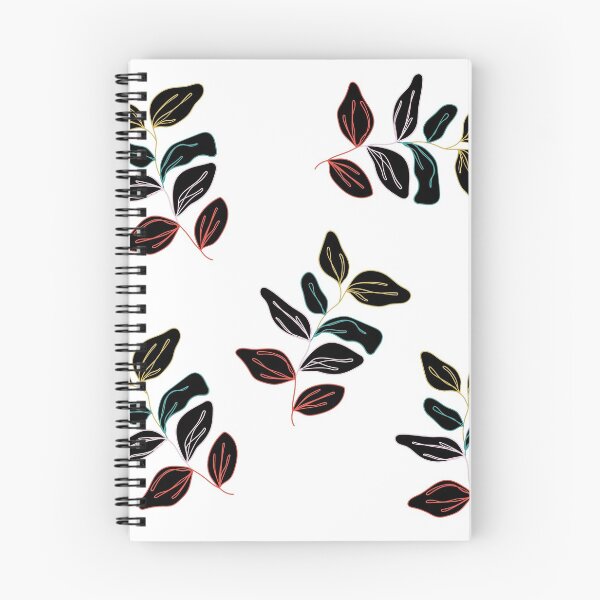 Item preview, Retro black leaves pattern designed and sold by MadeByFDC.