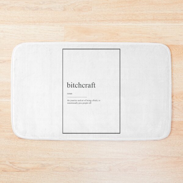 Item preview, Bitchcraft 564 Watercolor Map Yoga Quote Definitio designed and sold by vividpixelusa.