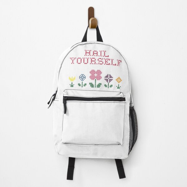 Item preview, LPOTL Hail Yourself Cross Stitch Folk Print designed and sold by Jadorefourier.