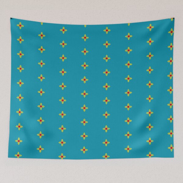 Item preview, Turquoise Zia designed and sold by Broken Antler Designs .