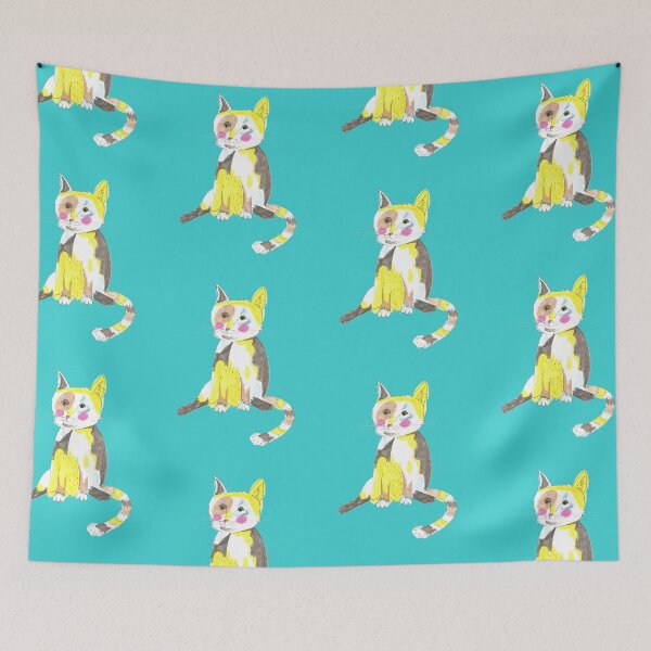 Item preview, Yellow cat designed and sold by SelinaFloca.