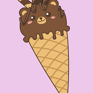 Artwork thumbnail, Chocolate Bear Ice Cream by ElectricFangs