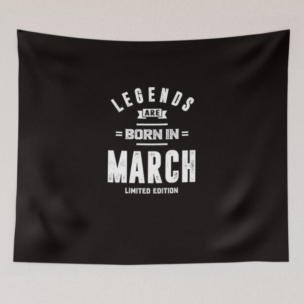 Item preview, Legends Are Born In March designed and sold by CR-SHOP.