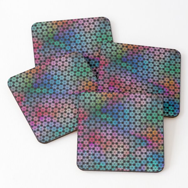 Item preview, Geometric Multicoloured Snowflake Pattern designed and sold by Forevercreative.