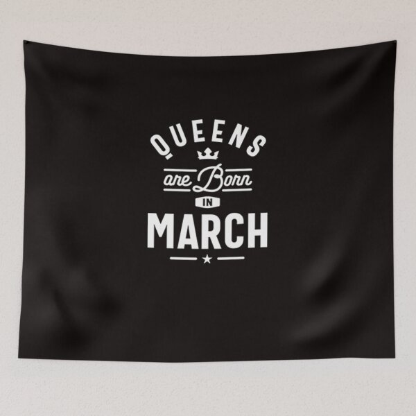 Item preview, Queens Are Born In March designed and sold by CR-SHOP.