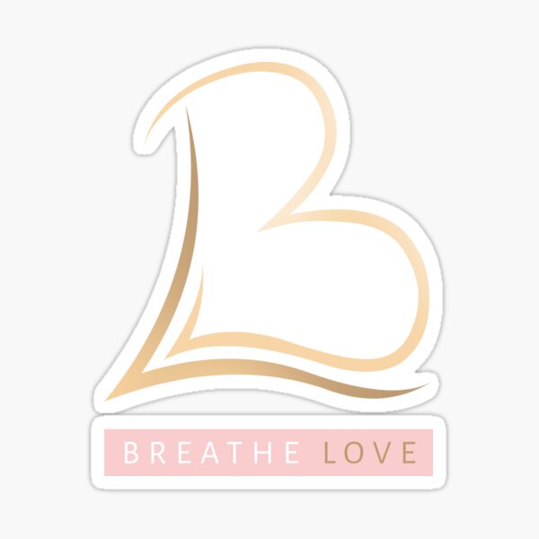 Breathe Love Logo Merch Sticker